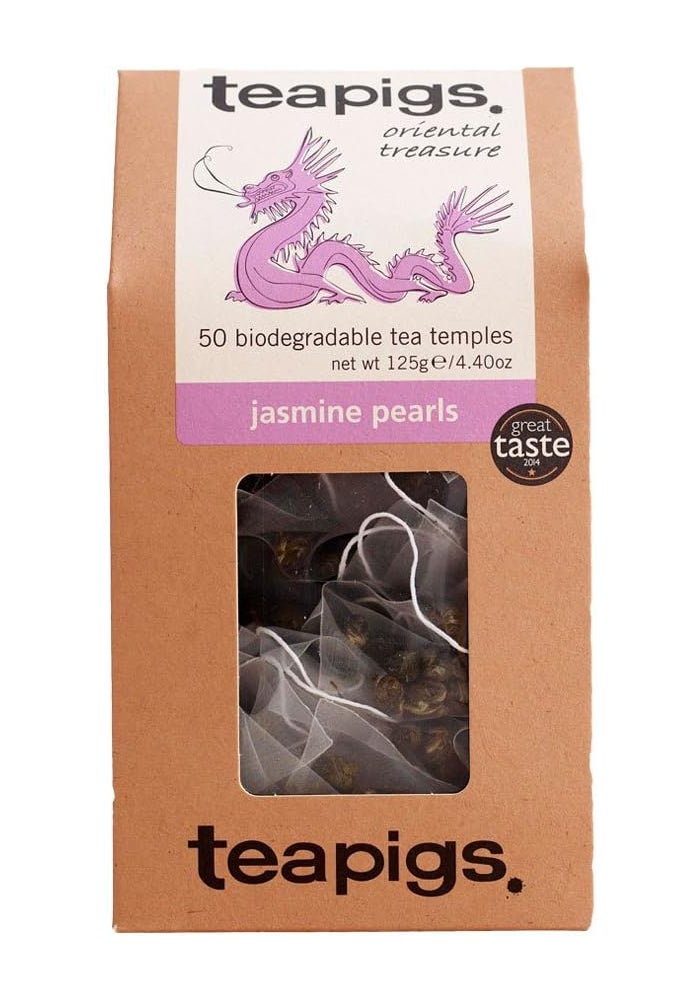 Teapigs Jasmine Pearls Green Tea - 50 Count - Image 1